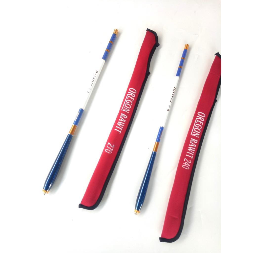 Joran tegek oregon rawit 240 270 300  kaku carbon ruas pendek