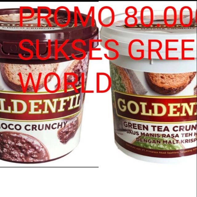 

Goldenfil choco chruncy + goldenfil green tea