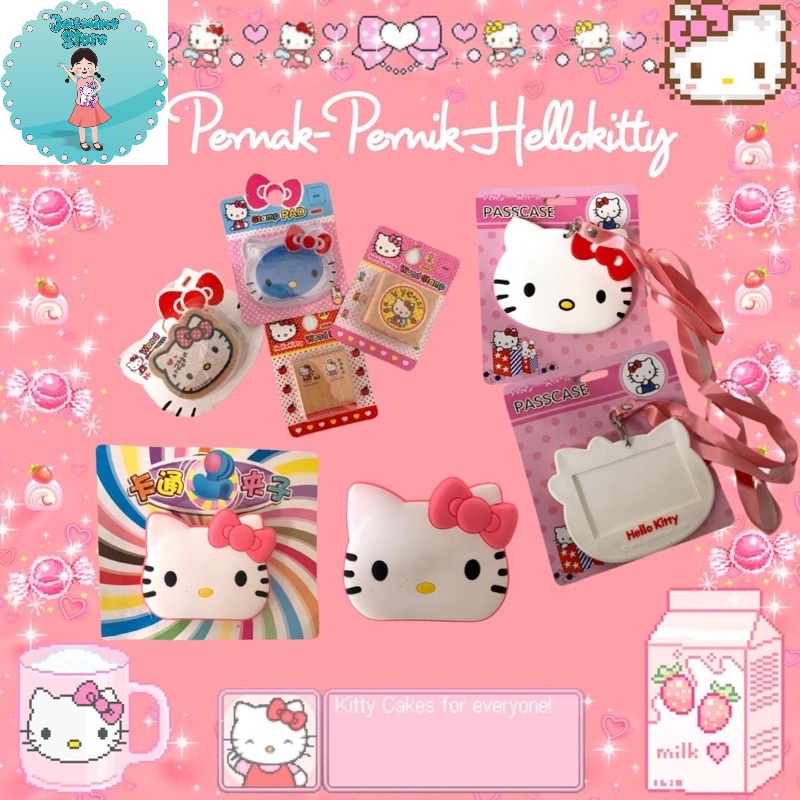 

Pernak-pernik Hellokitty/penjepit Hellokitty/stempel Hellokitty/tag Name Hellokitty/Free bonus