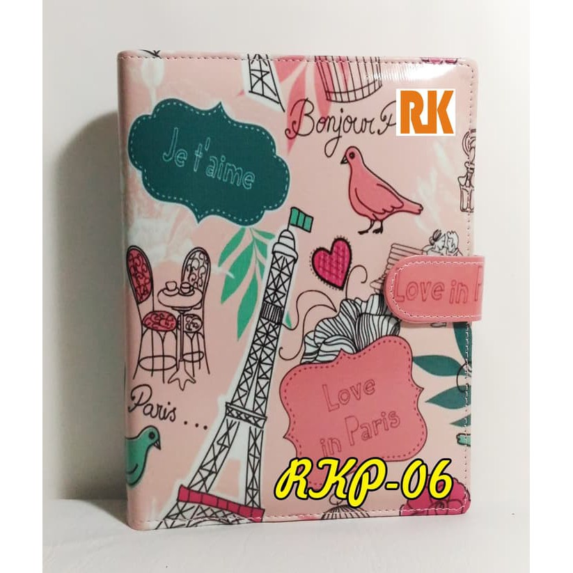 

BD--77 Binder KULIT SINTETIS 20 Ring Paris Pink (RKP-06)