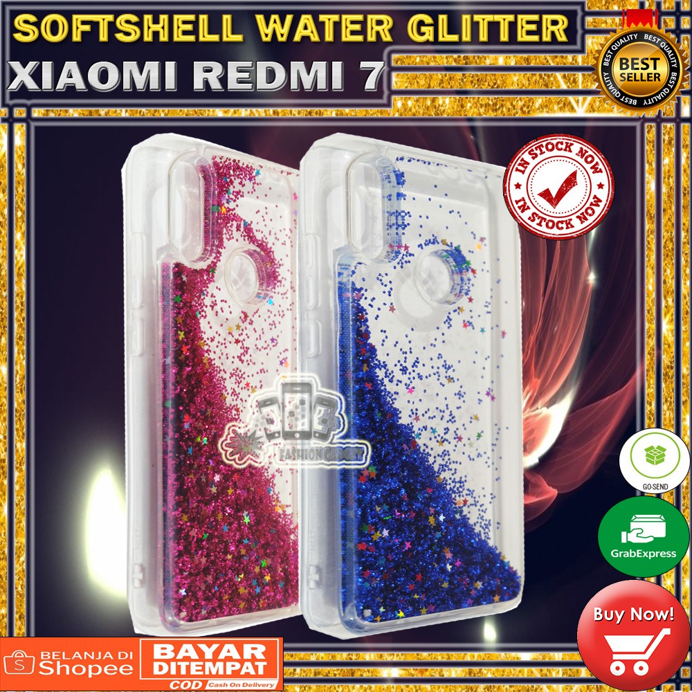 Silikon Oppo F3 A77 Xiaomi Mi A2 Mi 6X Lenovo K5 K5 PLUS A6020 Water Glitter Aquarium Casing KESING KASING SOFT CASE - Warna Random