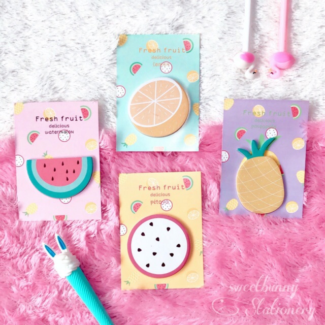 

Fruity Sticky Notes