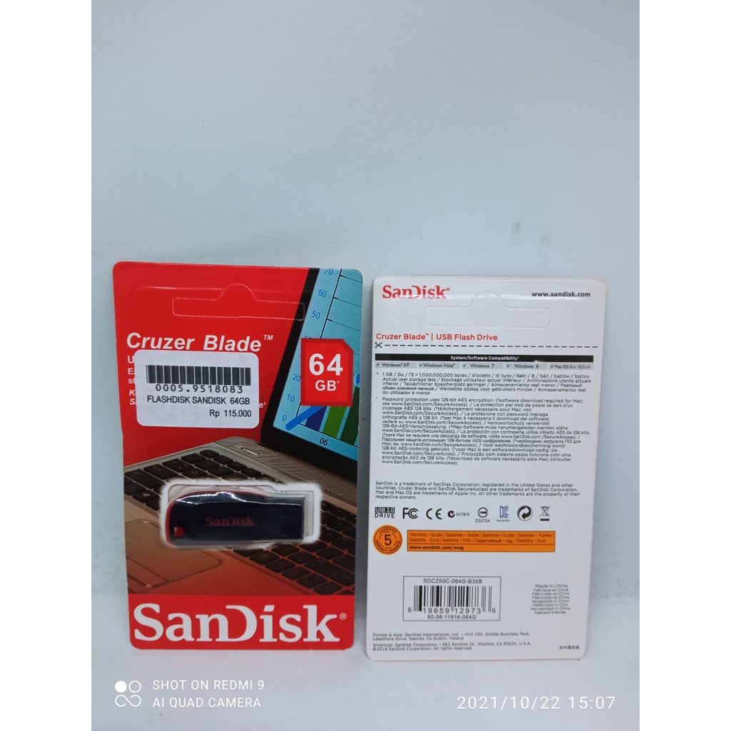 FLASHDISK SANDISK 64GB