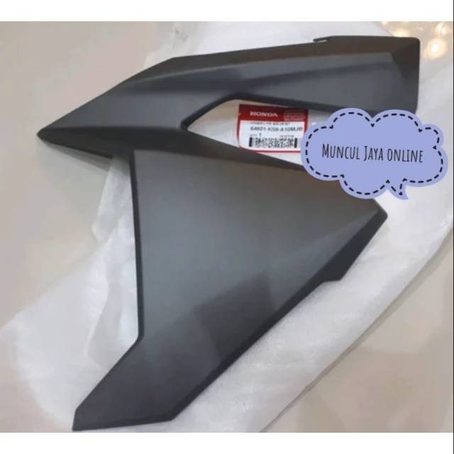 64601-K59-A10MJB Cover Tebeng Sayap Kiri Vario 125 150 Led coklat doff