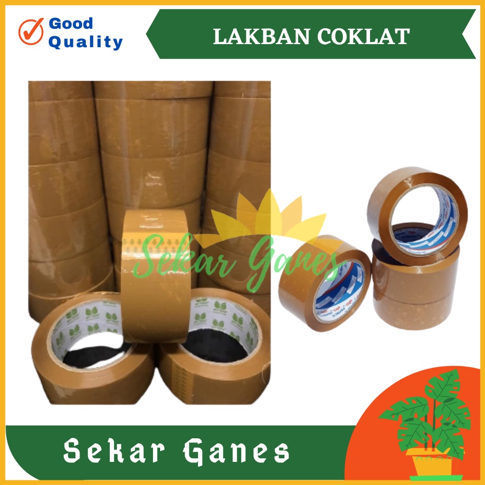 Lakban Coklat 90 Yard 45 Mm Lakban Besar St Morita Murah