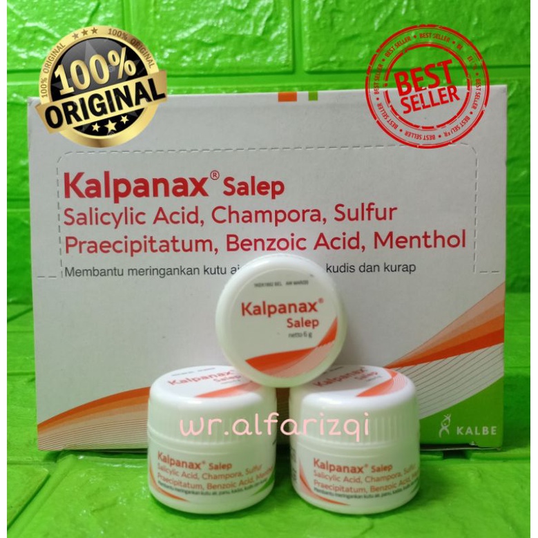 KALPANAX SALEP 6gr / Obat Panu Kadas Kurap Kutu Air / Kalpanax Cream
