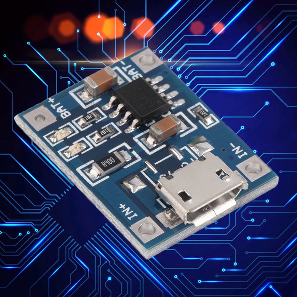 MODUL PENGISI PENGECAS PENGISI BATERAI BATTERY LITHIUM LITIUM CHARGING CHARGER OUTPUT 5V 1A 18650 MI