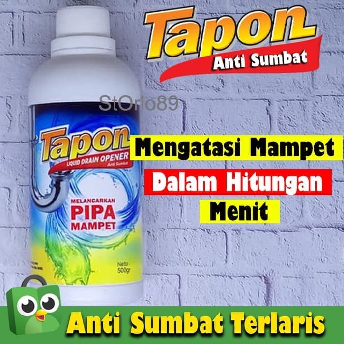Jual Tapon Cairan Anti Sumbat Solusi WC / Wastafel Mampet (Setara merk 88a) Murah