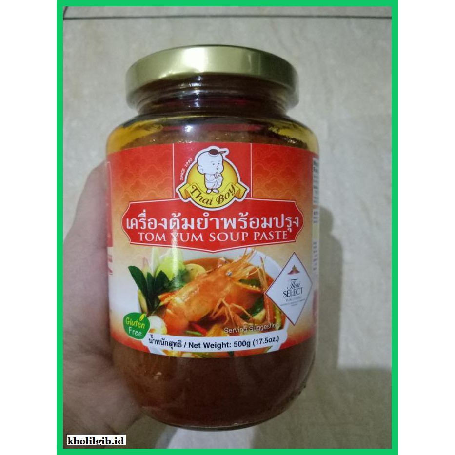 

gnidderdsaus- thai boy tom yum paste 500 gr -asliiiiii.