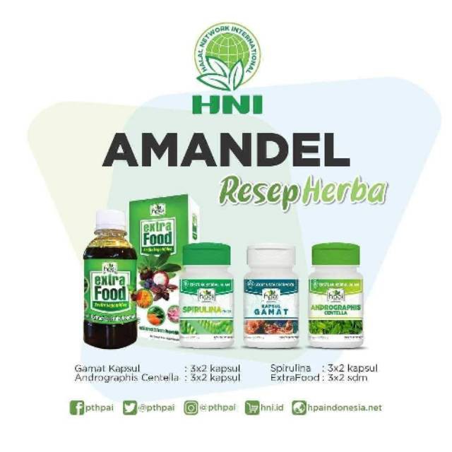 Promo Bonus MHS Paket Sehat Amandel : Herbal HNI HPAI