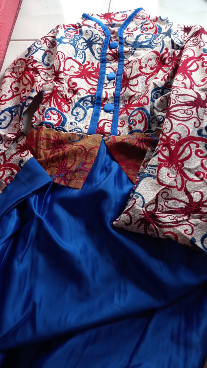 Maura Couple - Sania Ruffle Batik Couple Ori Ndoro Jowi Suryandhanu Dnt Garansi Termurah Shope 421