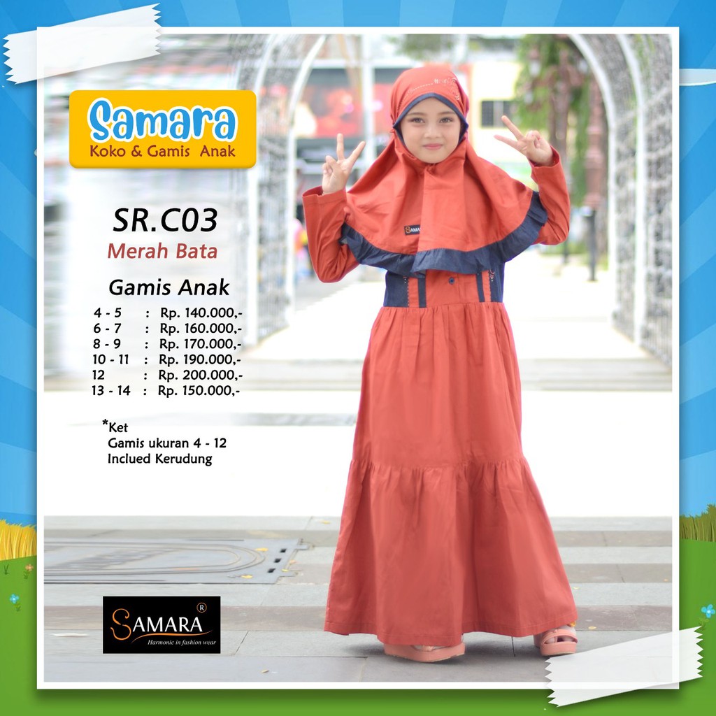 Cuci Gudang Gamis Anak Samara 2 3 4 5 6 7 8 9 10 11 12 13th