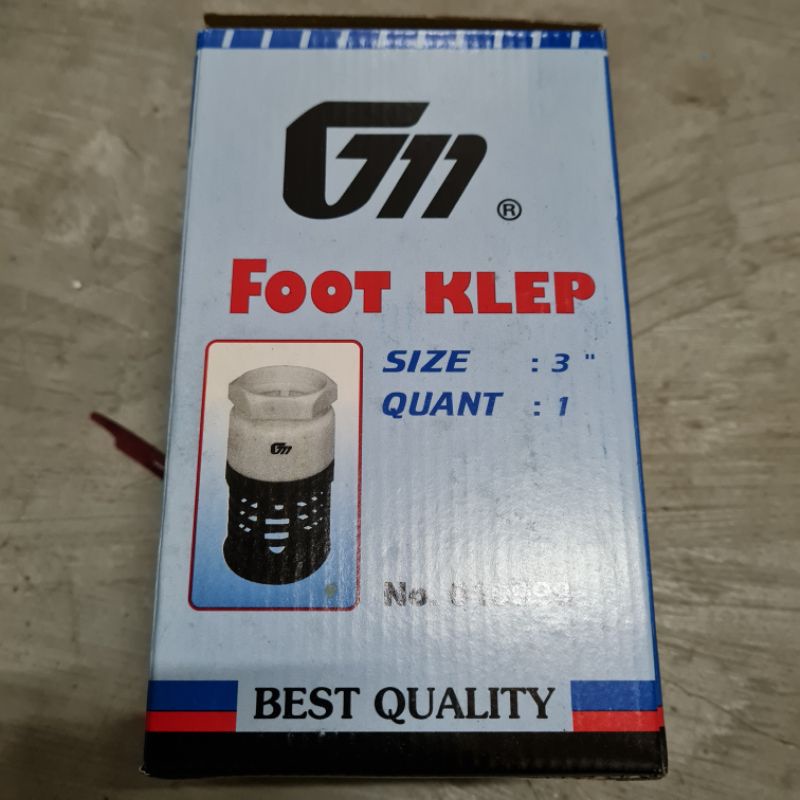 FOOTKLEP PLASTIK GMP 3 INCH