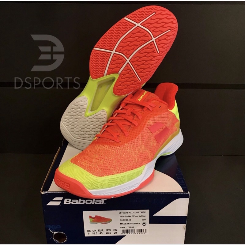 Babolat Jet Tere Fluo ( Tennis Shoes Sepatu Tenis ) ORIGINAL
