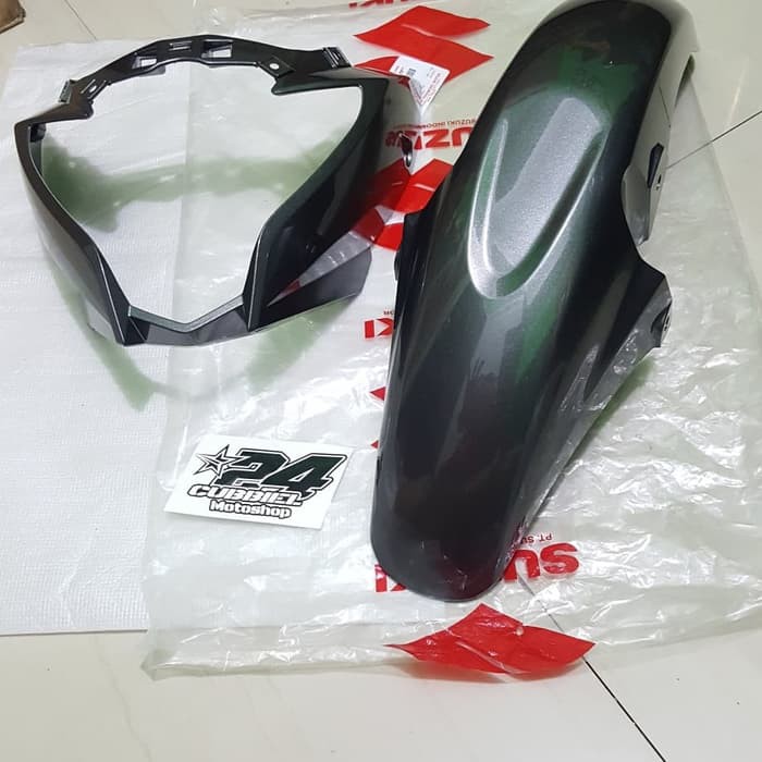 spakbor depan satria fu facelift Abu2 batok lampu fu facelift original