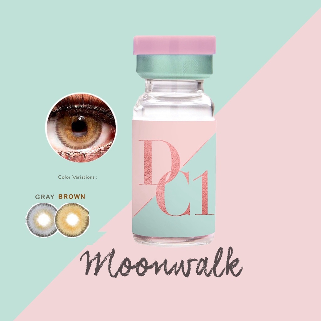 DC1 Softlens Moonwalk | Sepasang Lensa Kontak Minus, Normal