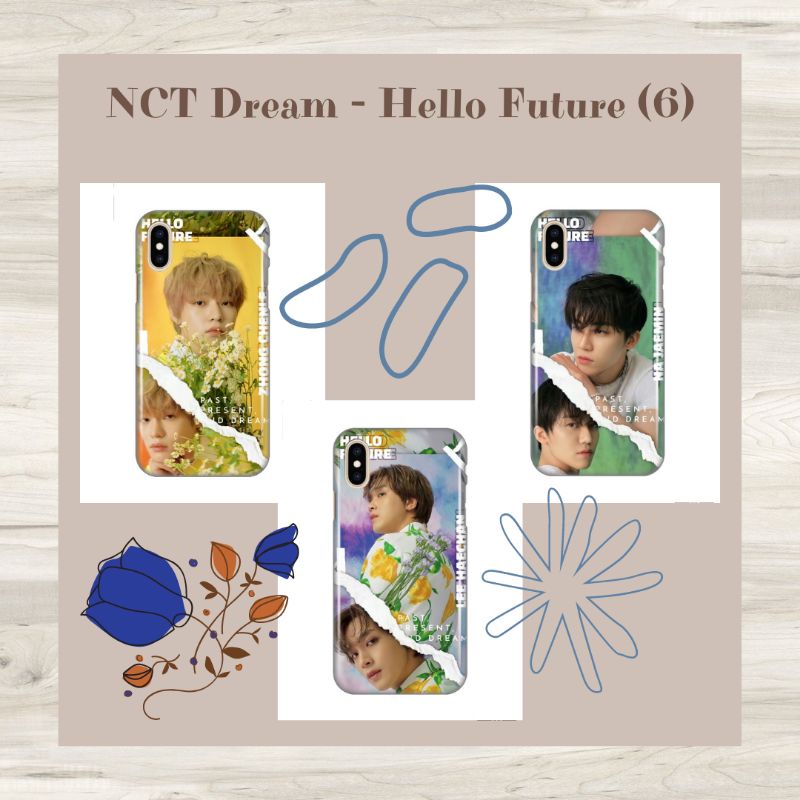 (NCT DREAM) Case Hello Future Ver 6 Softcase Anticrack Mark Renjun Jeno Haechan Jaemin Chenle Jisung