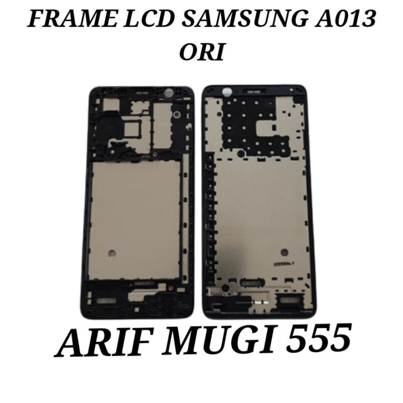 FRAME TULANG LCD BEZZEL BAZZEL SAMSUNG GALAXY A01 CORE A013 ORIGINAL