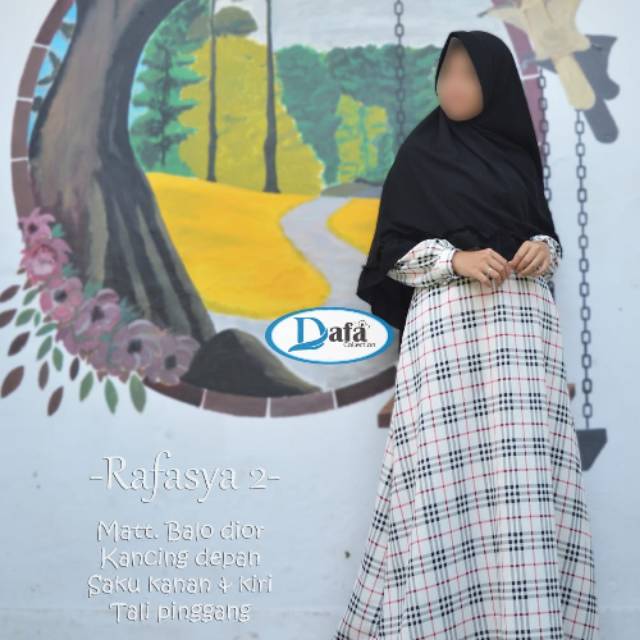 Rafasya white by Dafa collection#gamis#syar'i