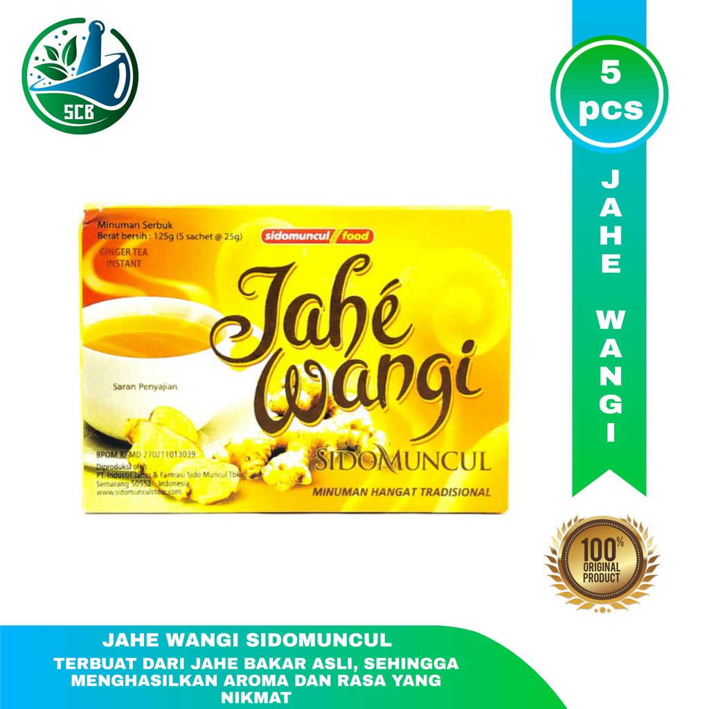 

Jahe Wangi Sidomuncul - Minuman Serbuk Jahe Instan