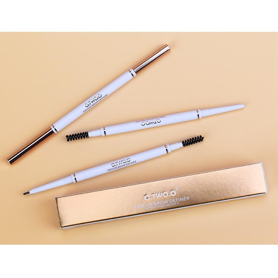 (READY &amp; ORI) O.TWO.O OTWOO Double Head Precise Eyebrow Pen Definer Long Lasting 9991 Eyebrow Pen