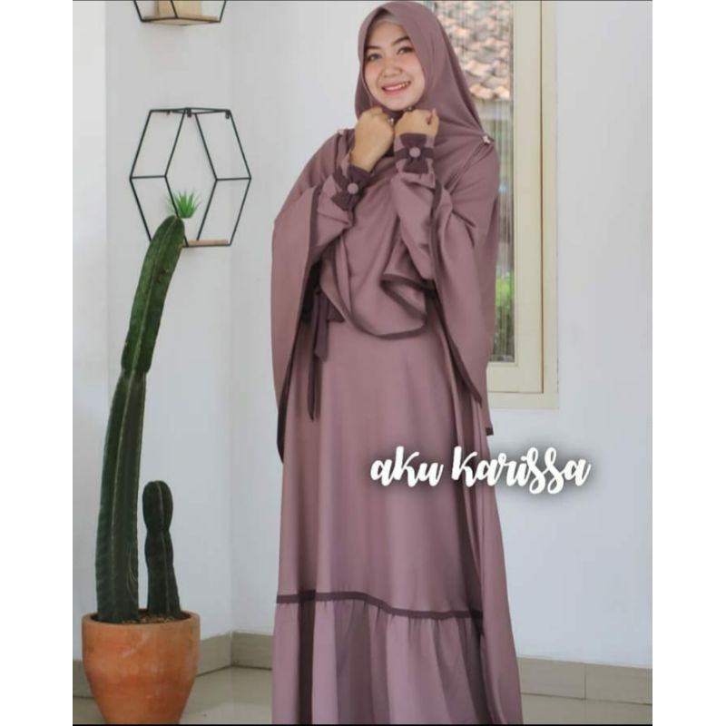 gamis aku karissa#gamis cantik#gamis kekinian#gamis anak muda