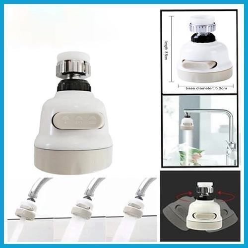 Sambungan Kran Air SWS Wastafel 360 Derajat 3 Mode Filter Keran Spray Busa Sprayer Sink Cuci Piring