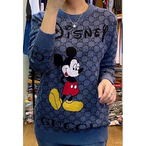 Sweater Rajut Wanita Motif Disney Best Seller