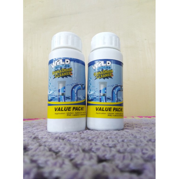 Anti mampet WILD TORNADO pembersih saluran Pipa Air Toilet WC Solusi Wastafel Dapur sumbat dan buntu
