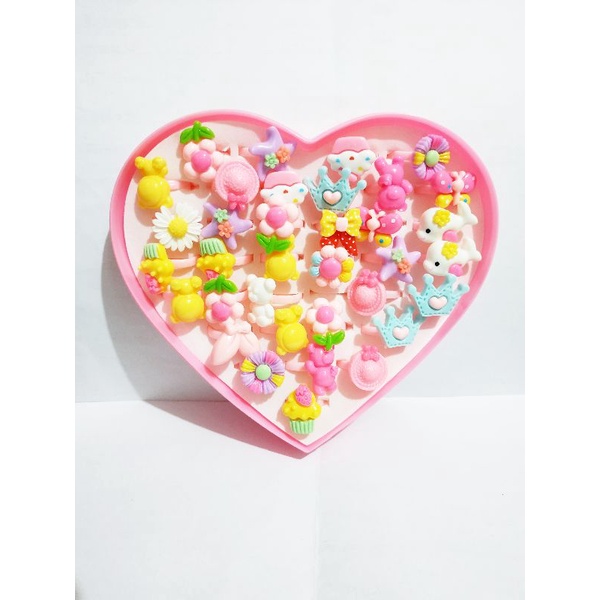 CPC02 Cincin Plastik Fancy Mix Glossy 1pc
