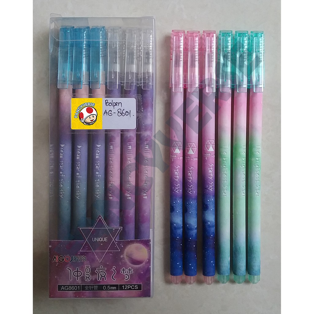 

Bolpen Gel Space AG-8601 / Ballpoint Ball Pen Pulpen Pena