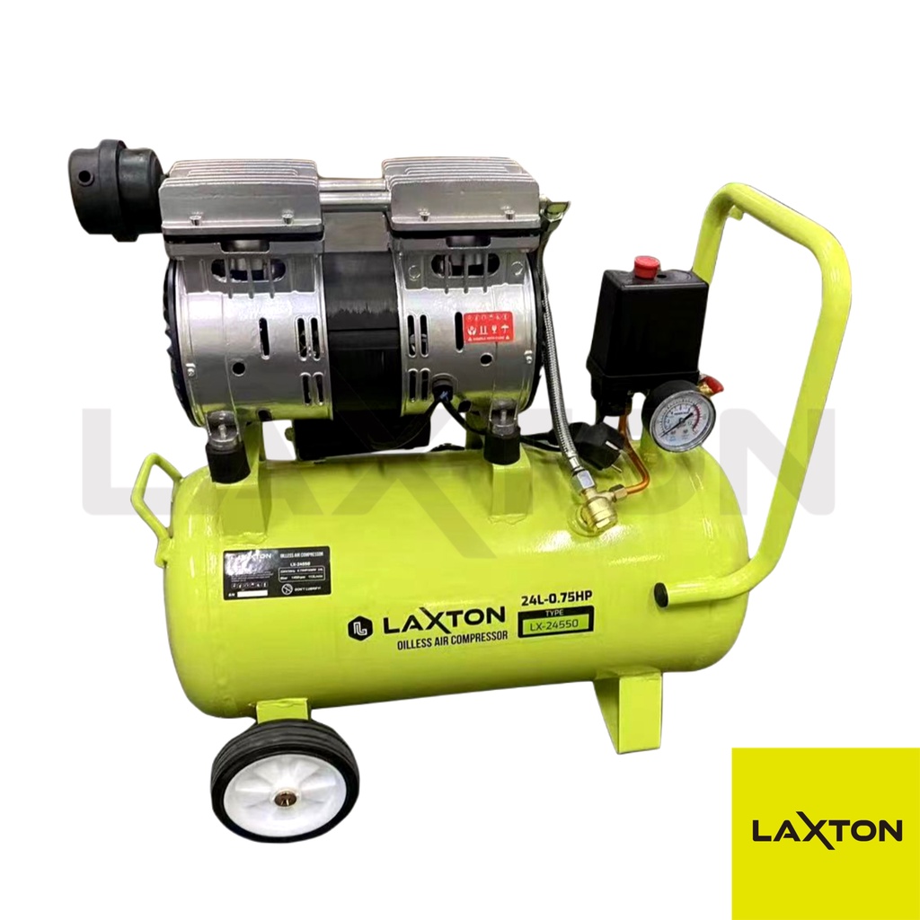 LAXTON kompresor angin SILENT OILESS 24 Liter 3/4HP MURAH LARIS LX24550