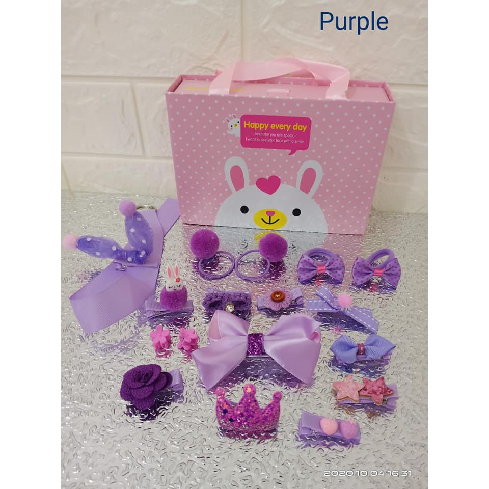 Jepit rambut korea 18 in 1 / jepit rambut set anak