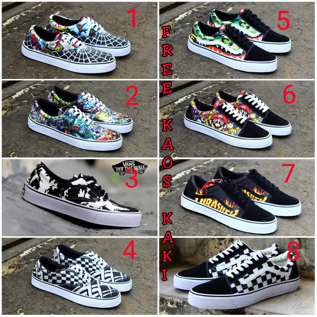  SEPATU VANS PRIA SEPATU CASUAL PRIA SEPATU SNEAKERS CASUAL 