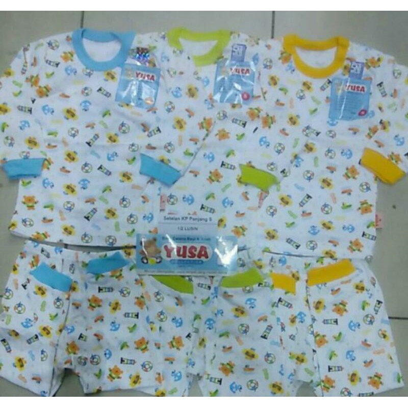 BAJU TIDUR ANAK TANGAN PANJANG YUSA/LIBBY / TANGAN PENDEK YUSA/BAJU,CELANA BAYI & ANAK