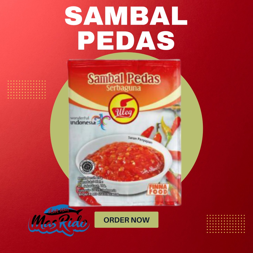 

Sambel Uleg Finna Sachet Enak Sambal Kemasan Instan Harga Murah