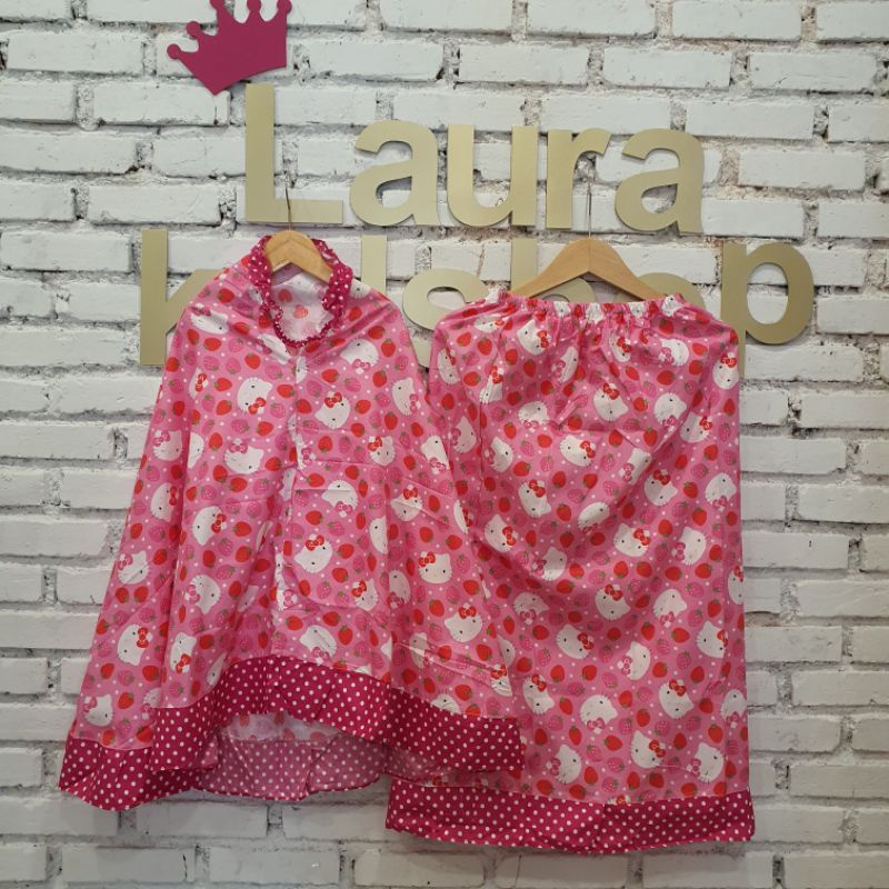 Mukena anak Karakter 8-12 Tahun Laurakidshop