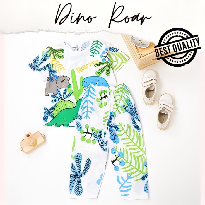 Piyama PIYAMA ANAK LAKI LAKI PEREMPUAN BAJU TIDUR ANAK COWOK KAOS PAJAMAS - Size 4 (1-2th) (G1L3) Pi