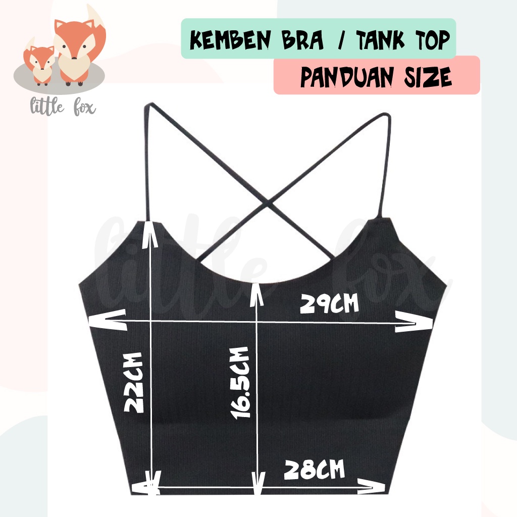 Kemben Bra Seamless Korean Tank Top Bralette Pakaian Dalam Wanita Crop Top Sport Bra Kemben Pendek BH Cewek Tanpa Kawat Tanktop Bralete