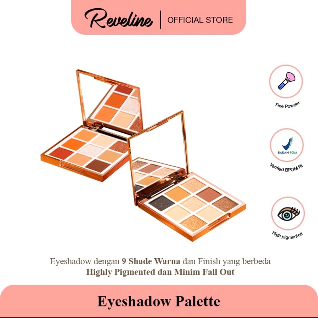 REVELINE Eyeshadow Palette | Make Up Pallete Eyeshadow