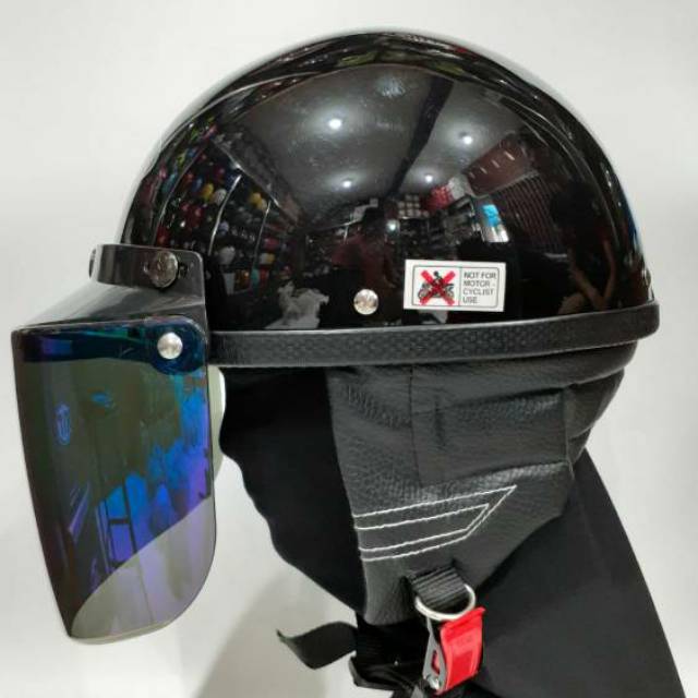 Helm Chip Jpn  Hitam Gloss