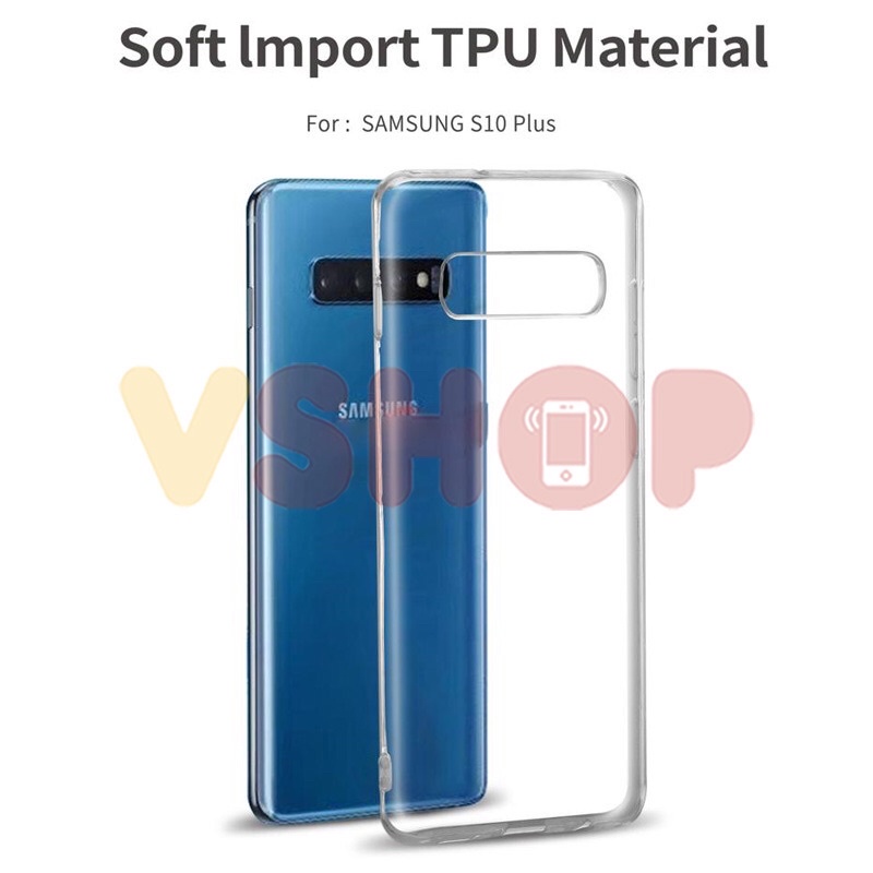 SOFTCASE TRANSPARAN SAMSUNG S10+ S10 PLUS PREMIUM CLEAR SOFT CASE