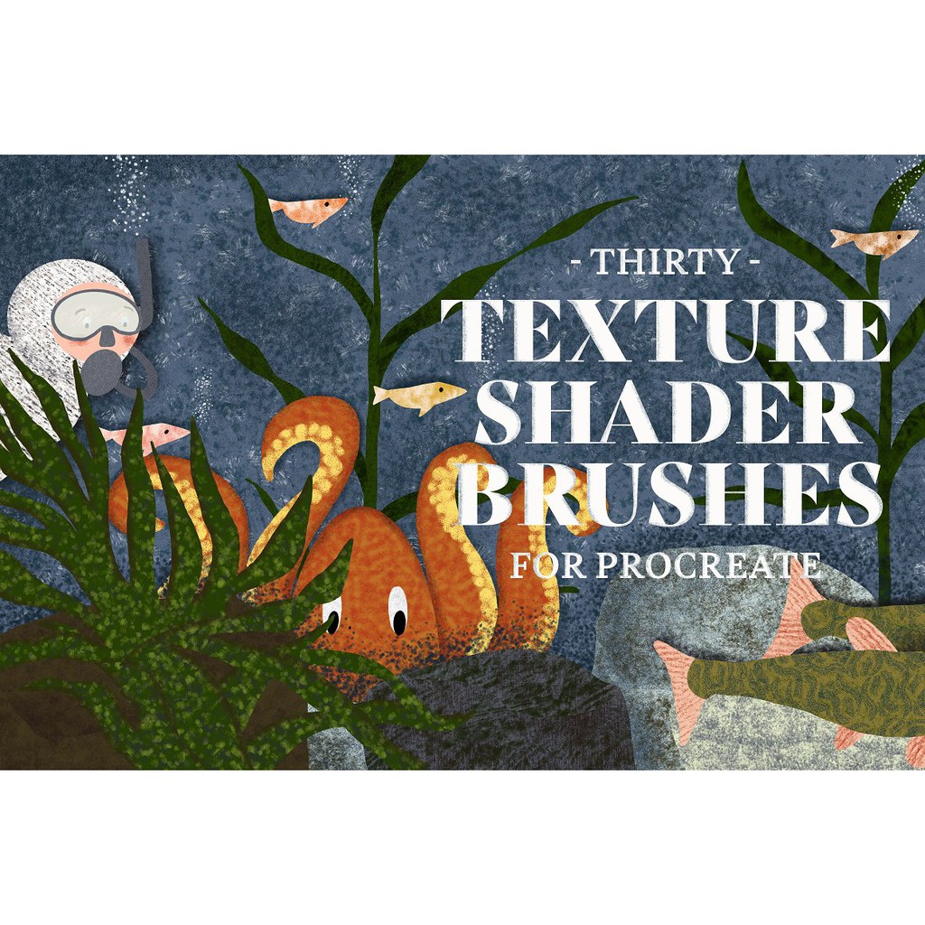 Procreate Brush - Texture Shader Brushes for Procreate