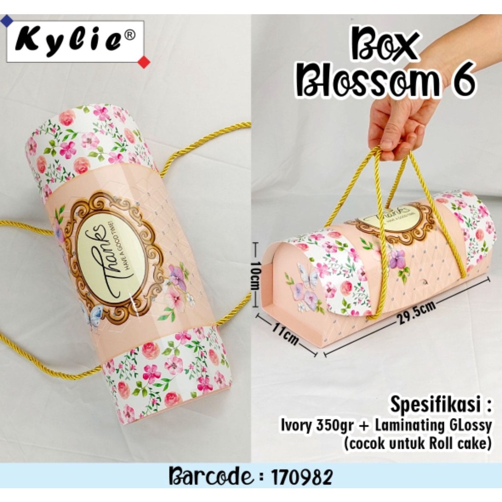 

box blossom kue bolu atau kue lainnya satuan