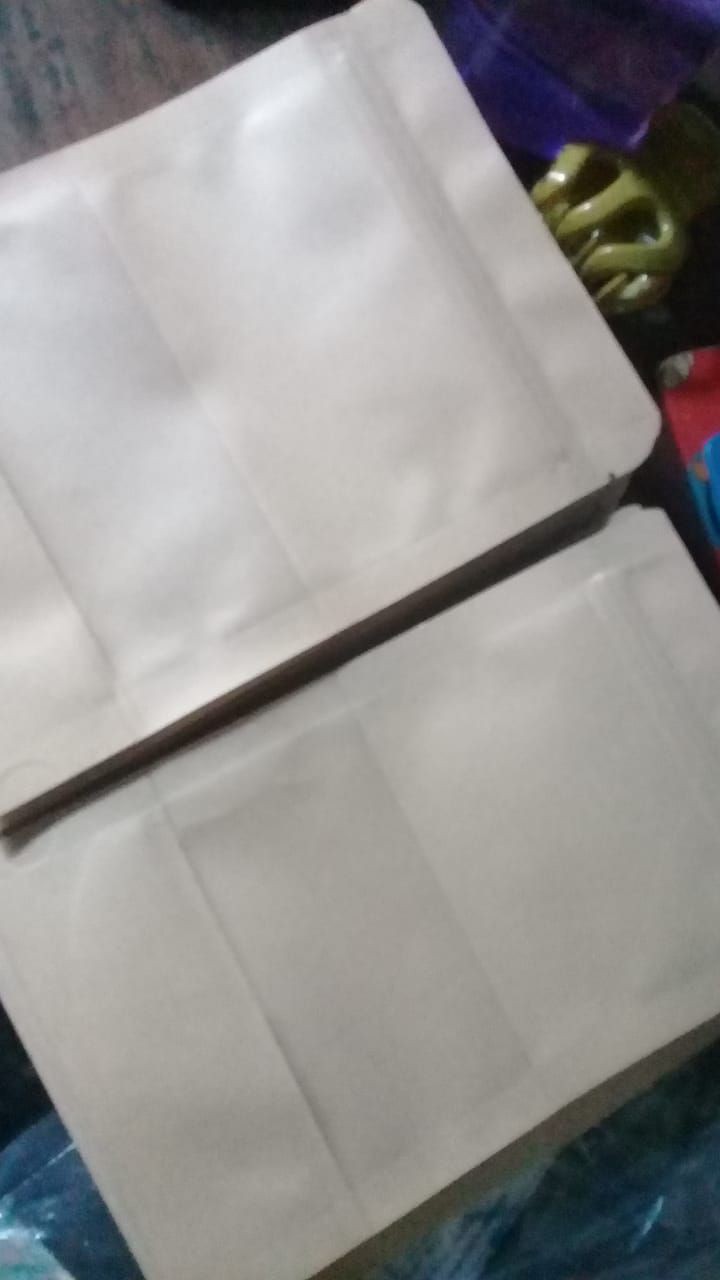 Standing Pouch Kraft Paper Window - Plastik Kemasan Makanan 14x20