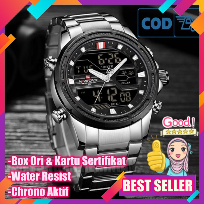 Jam Tangan Pria / Jam Tangan Cowok / Jam Tangan Murah Jam Tangan PREMIUM ORIGINAL NAVIFORCE Anti Air