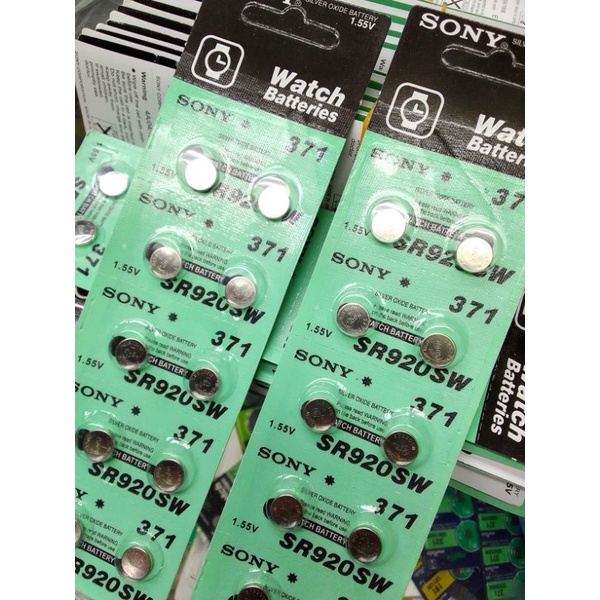 Baterai jam SONY 371 920 SR920SW PERLEMBAR