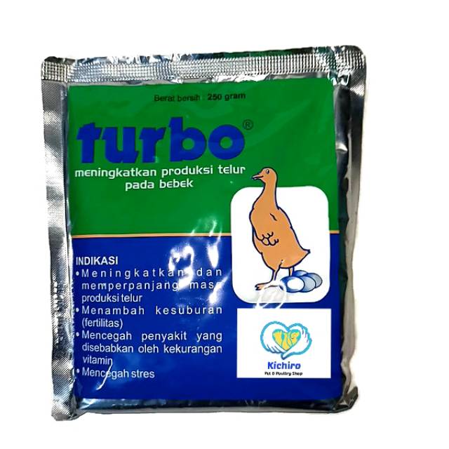Turbo 250 gram Medion Untuk Bebek Petelur