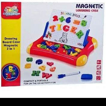 

MAGNETIC LEARNING CASE DRAWING BOARD 2 IN 1 MAINAN PAPAN TULIS MAGNETIC