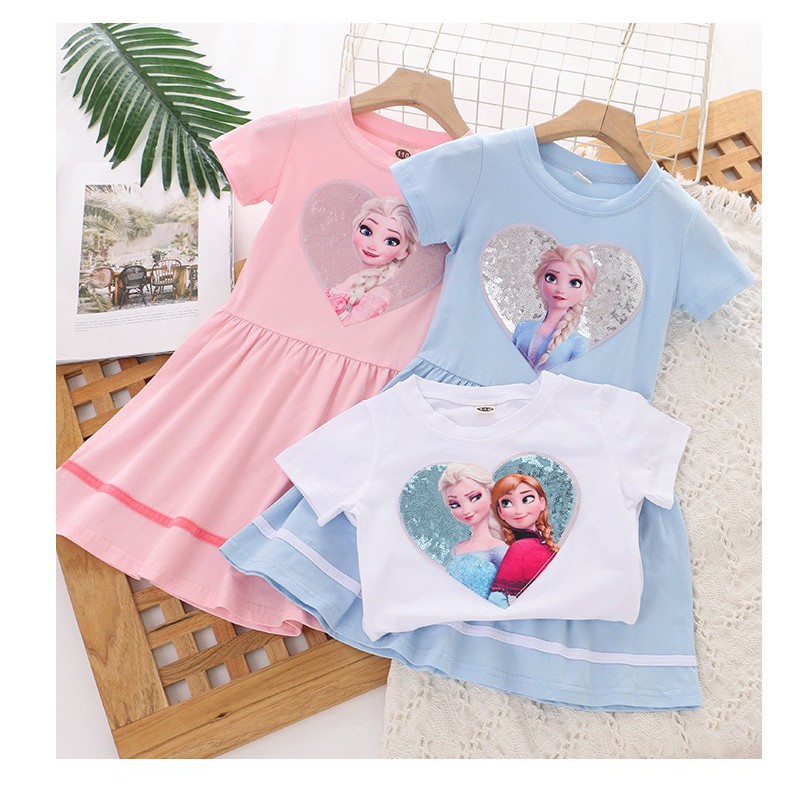 BAJU DRESS ANAK PEREMPUAN PRINCESS DISN3Y DRESS KEMBANG